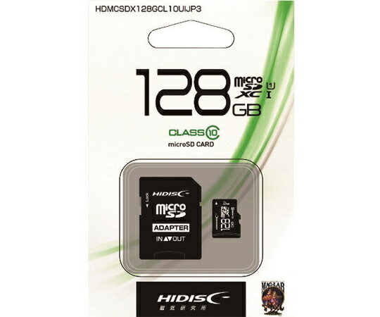 磁気研究所 マイクロSD128GB 1個 HDMCSDX128GCL10UIJP3