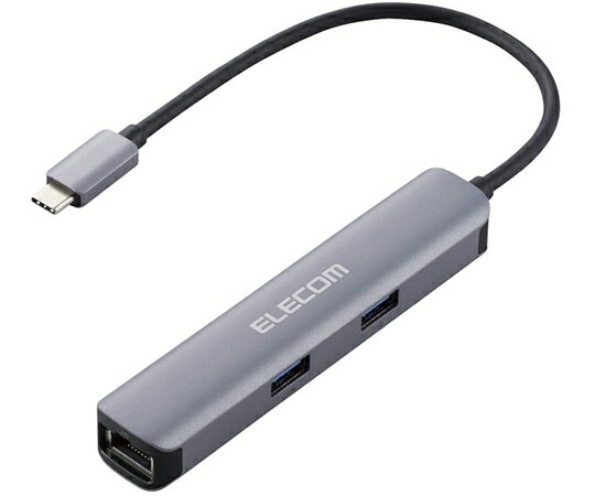 エレコム Type-Cドッキングステーション　アルミボディ　USB3.1Gen1×3ポート　HDMI×1ポート　LANポート..