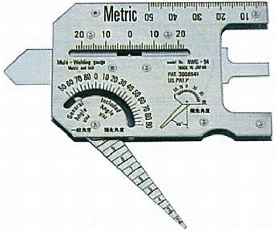 フジツール 溶接開先ゲージ 1個 NWG-94