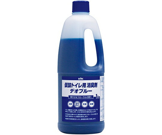 古河薬品工業 仮設トイレ消臭剤　デオブルー1L　20本入り 1ケース(20本入) 41-001