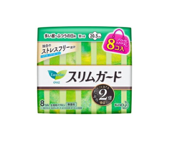 花王 ロリエスリムガード　多い昼～ふつうの日用　羽つき　ミニ　8個 1パック(8個入)