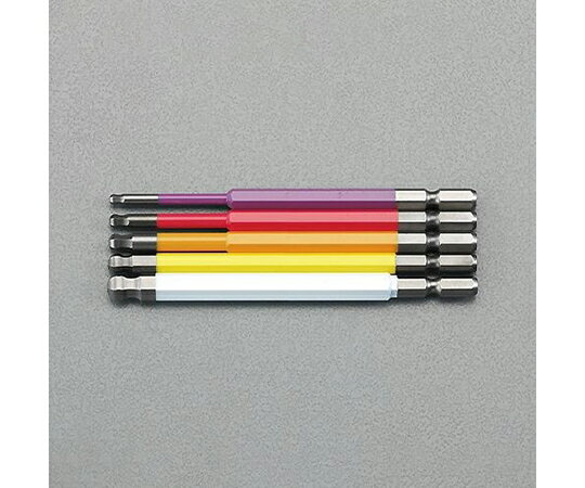 その他 [Ball　Hexagon]ドライバービット　5本組/3-8mm 1セット(5本入) EA611BP-200