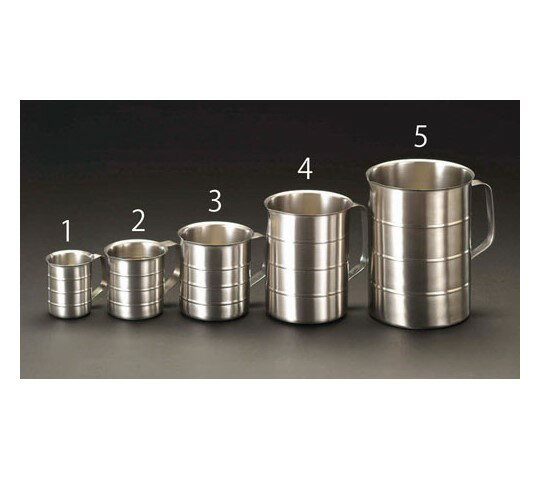 エスコ 500mL計量カップ(ステンレス製) 1個 EA991KR-2