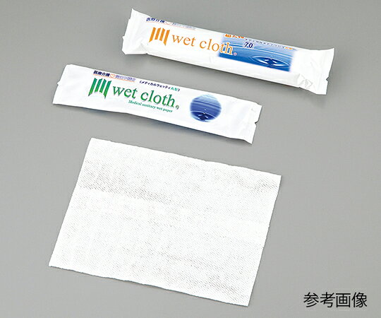 特徴カビや菌の発生を防止する薬液と塩素を除去した水道水を使用していますので、肌にやさしく安心です。しっとりと柔らかい手触りです。毛羽立ちが無く、繊維が脱落しませんので衛生的です。仕様材質：不織布（レーヨン・ポリエチレンテレフタレート）成分：軟水・安定化二酸化塩素無香料・ノンアルコールシートサイズ（mm）：280×175入数：1パック（1本/袋×100袋入）