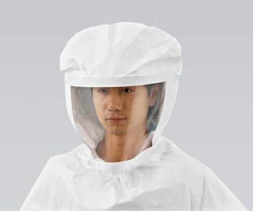 アゼアス デュポン(TM)タイベック(R)製 PCフード （10枚入） 1パック(10枚入) 6681