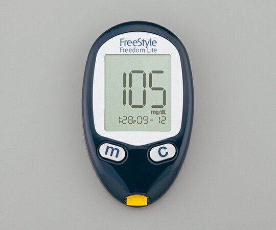 ●約4秒で簡単に測定できます。●お知らせアラーム機能設定（4回/日）により、測定時間を知らせます。●7日間、14日間、30日間の平均値を表示できます。●およそ400回分の測定結果が、日時と一緒に記録、表示できます。●仕様：本体セット●測定範囲：20〜500mg/dL●検体量：0.3μL●メモリ：400回分●測定方式：酸素電極法（クーロメトリー法）●自動シャットダウン機能付き●セット内容：測定器×1台、穿刺器具×1台●※穿刺針は付属しません。