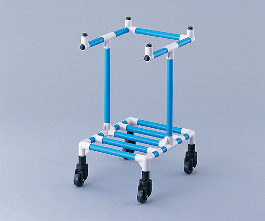 矢崎化工 ゴミカート　384×453×722mm　ブルー 1台