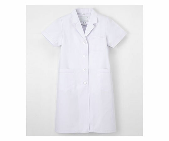 ナガイレーベン 女子シングル半袖診察衣 M 1枚 EP132