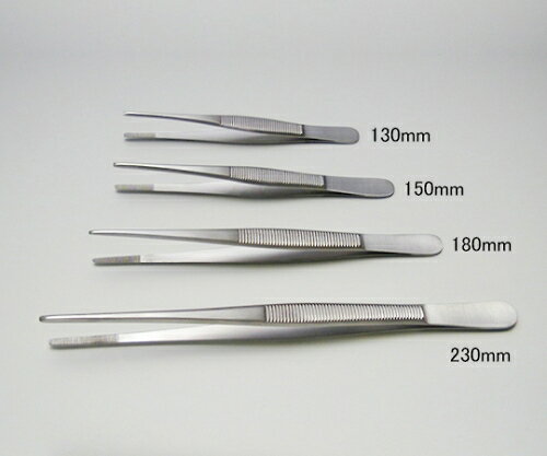 外科用ピンセット 無鈎 小波150mm(併式) 1本