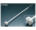フロンケミカル 鉄芯出しPTFE被覆撹拌棒(円盤タイプ) (全長450×下駄幅7.5) 1本 NR2569-004