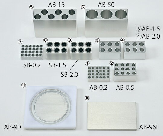 トスク アルミブロック 0.5mL 1個 AB-0.5