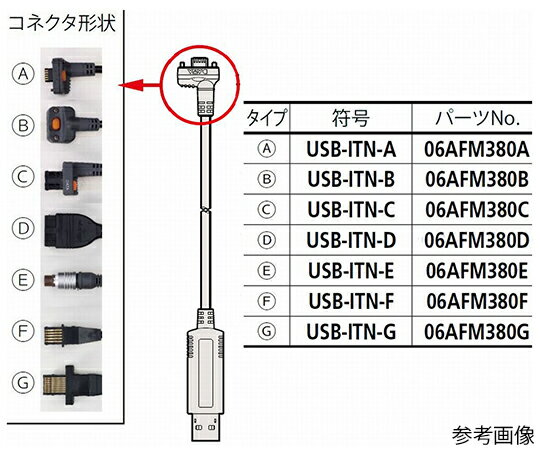 ミツトヨ インプットツール　出力スイッチ付防水タイプ　USB-ITN-B 1個 06AFM380B