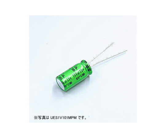 ニチコン アルミ電解コンデンサー（オーディオ用両極性品）35V 220μF 1個 UES1V221MHM