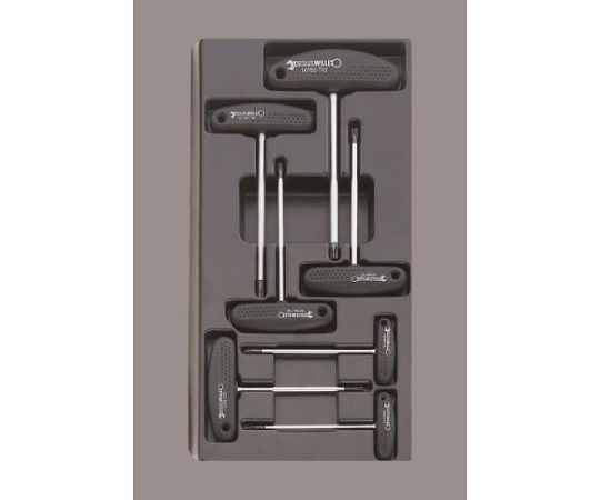 エスコ ドライバーセット[TORX] 7本組 1セット EA612TK-18