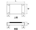 釜屋電機 厚膜チップ抵抗器　1005サイズ 1袋(100個入)●JIS　C　5201-1：1998●チップ抵抗器　RGC1/16Sシリーズ　（1005サイズ　0.5％）●厚膜でありながら、薄膜形並みの諸特性●RoHS対応●梱包形態は、2mmピッチのテープカット品●入数：1袋（100個入）●抵抗：750kΩ●パッケージ/ケース：0402●許容差：±0.5％●定格電力：0.063W●温度係数：±50ppm/°C●テクノロジー：厚膜●寸法：1×0.35mm●長さ：1mm●奥行き：0.5mm●高さ：0.35mm●最小動作温度：-55°C●最大動作温度：+155°C●ケーススタイル：モールド●RoHS適合状況：適合●コード番号：115-288