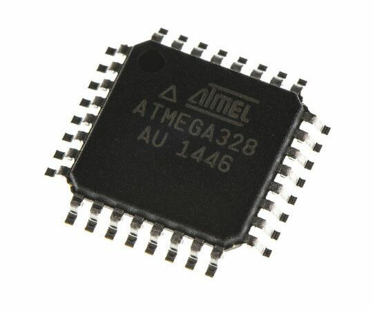 Microchip Technology マイコン 8ビット RISC ATmega AVR 20MHz 32 kB フラッシュ 32-Pin TQFP 1袋(5個入) ATMEGA328-AU