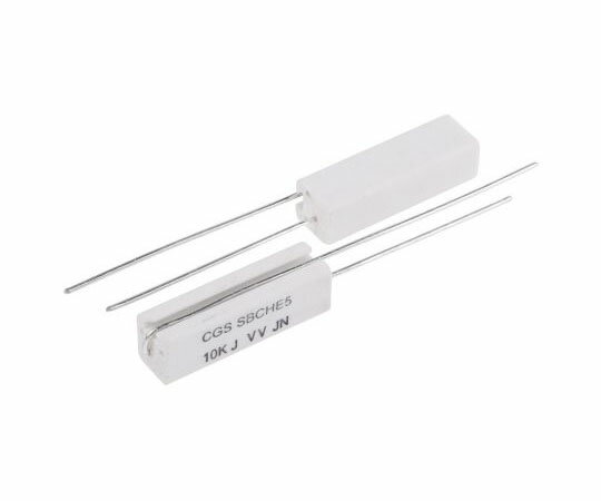 TE Connectivity セメント抵抗器 SBCHEシリーズ 10kΩ 5W ±5％ 1袋(5個入) SBCHE510KJ