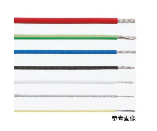 太陽ケーブルテック フッ素樹脂ケーブル 黒 22 AWG 1袋(50メートル入) UL10516 AWG22 BLACK 50M