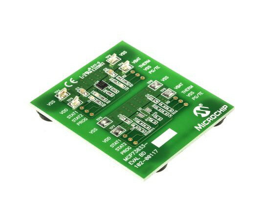 Microchip MCP73833 リチウムイオン バッテリ充電器 パワー管理 評価ボード 1個 MCP73833EV