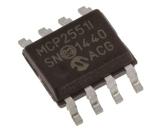 Microchip 1MBps CANトランシーバ ISO 11898 8-Pin SOIC 1袋(2個入) MCP2551-I/SN