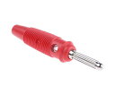 Hirschmann Test ＆ Measurement 4mm banana plug nickel plated red 1袋(5個入) 930061101