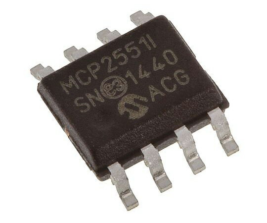 Microchip 1MBps CANトランシーバ ISO 11898 8-Pin SOIC 1セット(100個入) MCP2551-I/SN