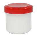 金鵄製作所 軟膏壷(軟膏容器・定量タイプ)30mL 赤 100個 1箱(100個入) 10040-002