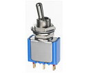 【訳あり特価品】APEM Apem トグルスイッチ Momentary On-Off-Momentary On 単極双投(SPDT) パネルマウント 10 mA...