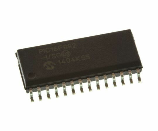 Microchip マイコン PIC16F 8ビット RISC 28-Pin SOIC 1セット(27個入) PIC16F882-I/SO
