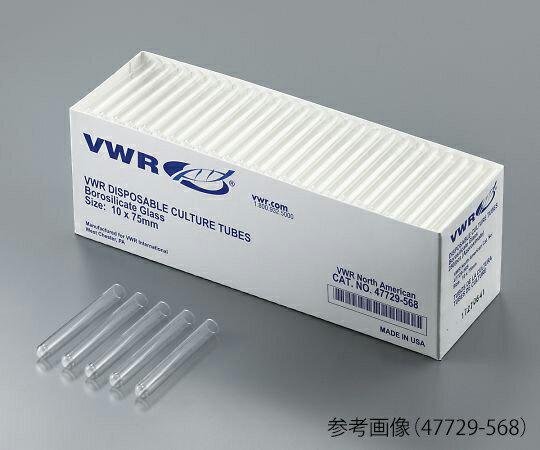 VWR ディスポ丸底チューブ（直口）　250本×4箱入 1ケース(250本×4箱入) 47729-578