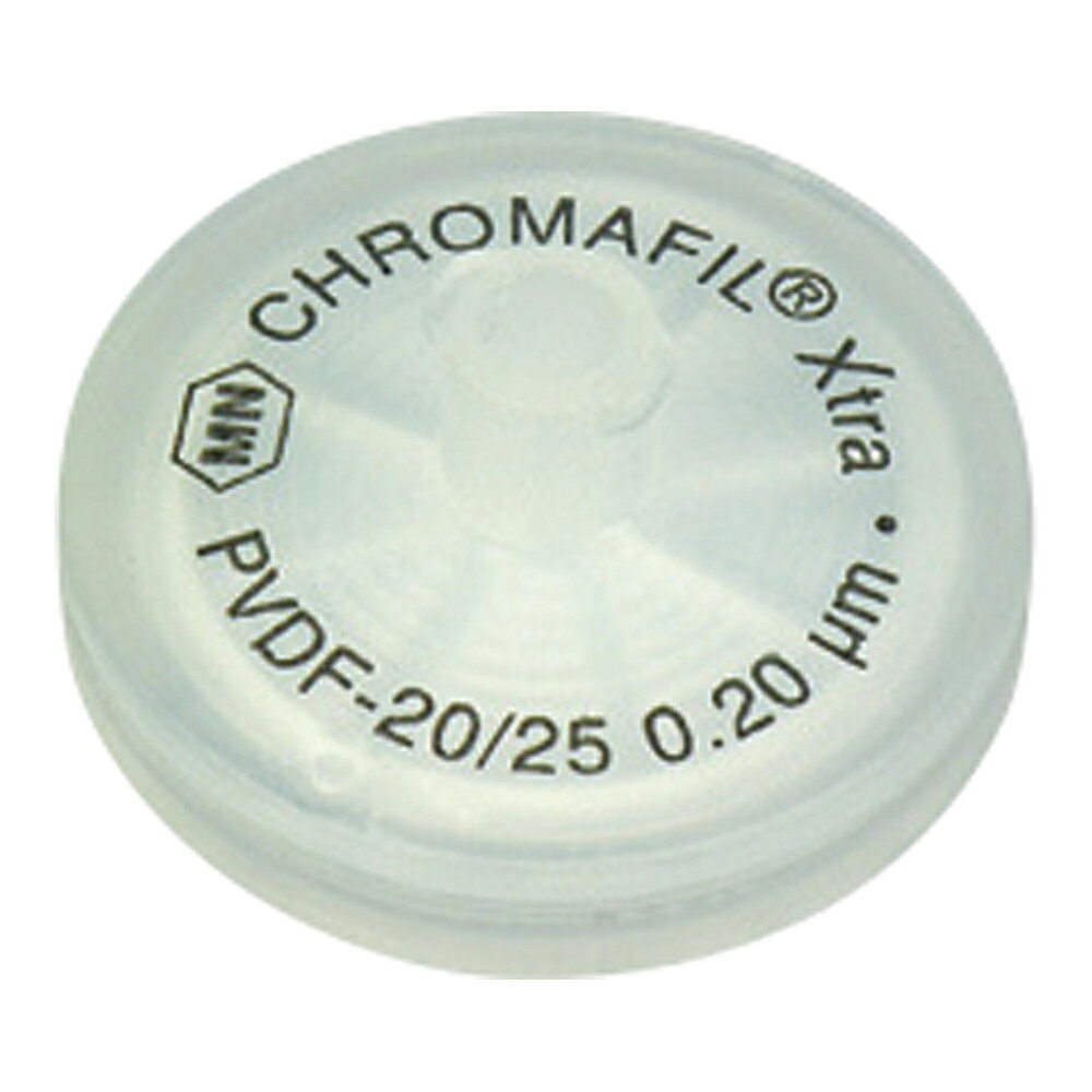 MACHEREY-NAGEL シリンジフィルター（PVDF・CHROMAFIL）0.2um φ25mm ナチュラル 100個入 1箱(100個入) 729218