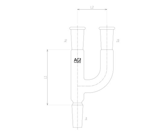 旭製作所 U字形連結管 1個 2556-5L