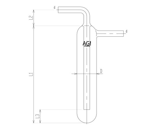 旭製作所 真空トラップ 型 1個 4148-36/200