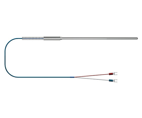 ●金属保護管の中に熱電対素線を封入した汎用品。●絶縁物（酸化マグネシウム）が充填されていますので、一般形と比較して耐震、耐衝撃性がすぐれています。●熱電対：K入力●保護管外径：1.6Φ●挿入長：350mm●JIS　K　クラス2●ガラスウール（7/0.3）リード線長：3m●固定金具：なし
