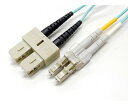 エイム電子 OM3光ファイバーケーブル 10m 1本 AFP2-DLC/DSC-10G-50-10