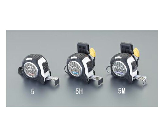 エスコ メジャー(ホルダー・マグネット爪付) 25mm×5.5m 1個 EA720CR-5M