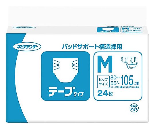 王子ネピア ネピアテンダー　テープタイプ　M　24枚 1パック(24枚入) 50633891