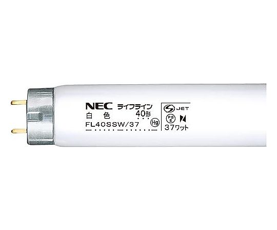 ホタルクス 直管蛍光灯グロースタータ40W　白色　25本 1箱(25本入) FL40SSW/37