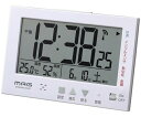 【在庫一掃/特価販売】ノア精密 環境表示機能付き電波時計 エアサーチミチビキ 1個 T-727 WH-Z