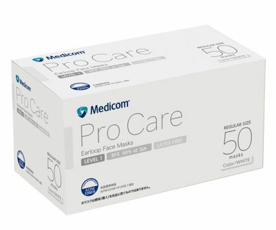ARメディコム・インク・アジアリミテッド プロケア イヤーループマスク 50枚入 1箱(50枚入) JMK211683