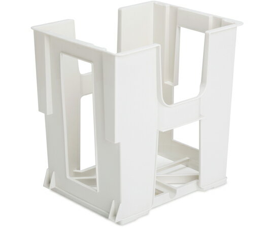 テラモト 新聞ストッカー　ホワイト 1台 DS2502008