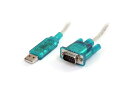 Startech 91cm USB-RS232Cシリアル変換ケーブル 1x USB A-1x DB-9(D-Sub 9ピン)シリアルコンバータ/変換アダプタ 1...
