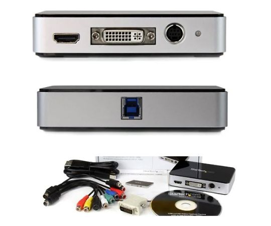 Startech USB3.0接続ビデオキャプチャーユニット HDMI/DVI/VGA/コンポーネント対応 1080p/60fps 1個 USB3HDCAP