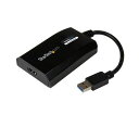 Startech USB 3.0対応HDMIディスプレイアダプタ/1080p対応/USB Type-A接続/DisplayLink認定/Mac&Windows ...