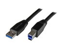 Startech USB 3.0 ANeBus[^[P[u 5m Type-AiIXj - Type-BiIXj 1 USB3SAB5M