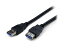 Startech 1m USB 3.0 Ĺ֥ Aʥ- Aʥ᥹˥֥å 1 USB3SEXT1MBK