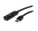 Startech USB 3.0 アクティブリピーターケーブル 10m Type-A(オス/メス) 1個 USB3AAEXT10M(2)