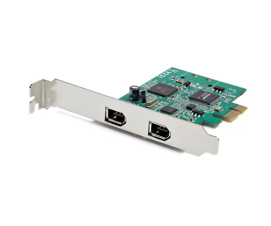 Startech 2ポート FireWire 400増設PCI Expressカード PCIe接続IEEE1394a互換アダプタ 1個 PEX1394A2V2