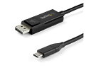 Startech USB-C - DisplayPort 1.4 ϊP[u/1m/oϊΉ/8K60Hz/HBR3AHDRADSCΉ/USB^CvC - DP Alt[h/fBXvCA_v^P[u/USB Type-CThunderbolt 3 1 CDP2DP141MBD