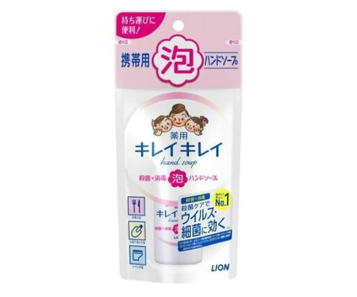 ライオン キレイキレイ薬用泡ハンドソープ 携帯用 シトラスフルーティの香り 1個 ライオン キレイキレイ薬用泡ハンドソープ 携帯用 シトラスフルーティの香り 1個